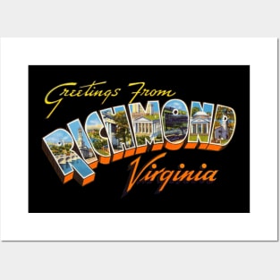 Greetings from Richmond Virginia Posters and Art